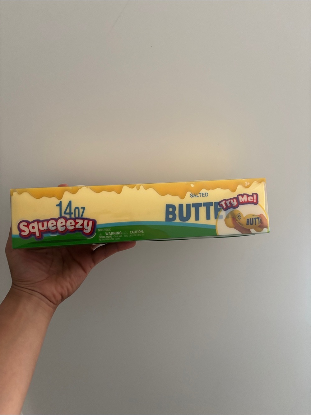 SQUEEZY Salted Butter Toy - Yellow Play Food